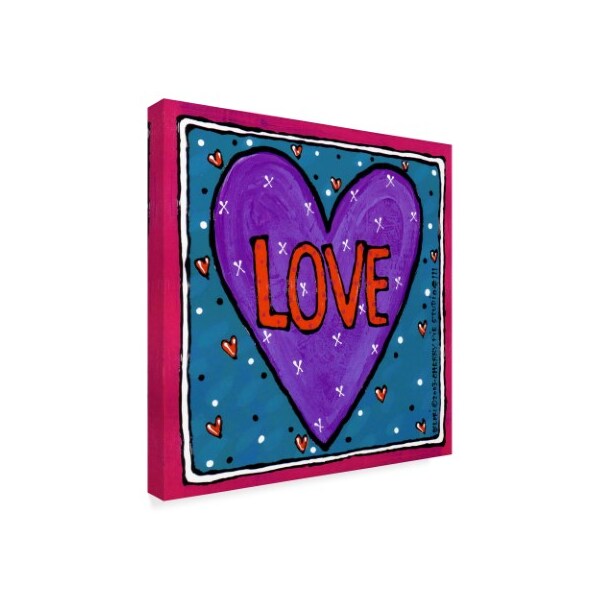 Cherry Pie Studios 'Heart Of Love' Canvas Art,14x14